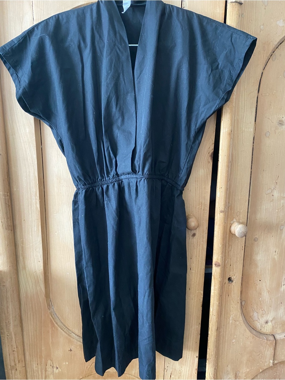 Black One-Piece Dress - Classic Pullover Style